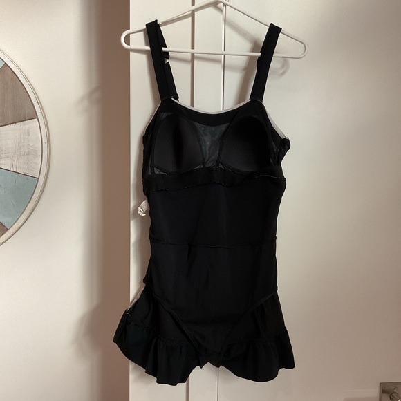 BALTEX One Piece Black & White Polka dot Swimsuit. - Picture 4 of 6